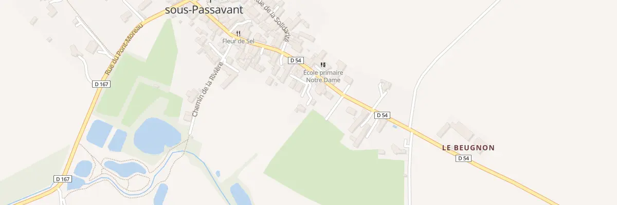 Plan du 36 Rue de l’École Notre-Dame à Lys-Haut-Layon