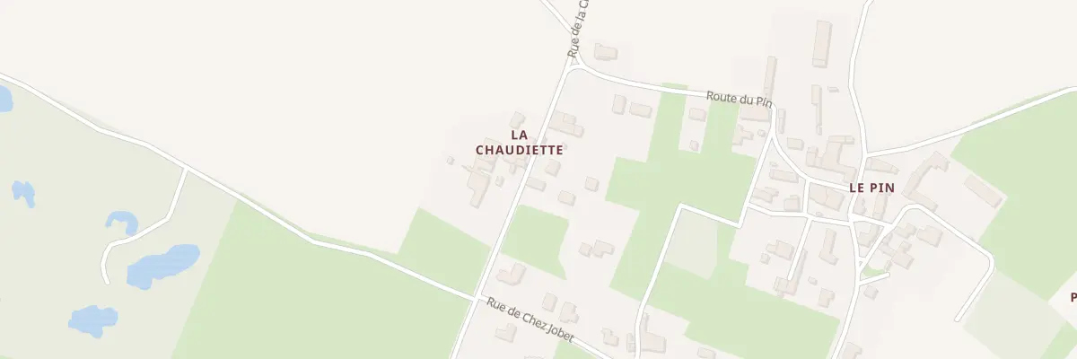 Plan du 8 Rue de la Chaudiette à Nantillé