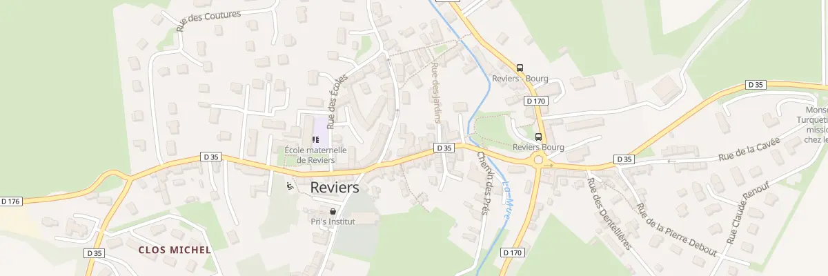 Plan du 3 Gr Grande Rue à Reviers