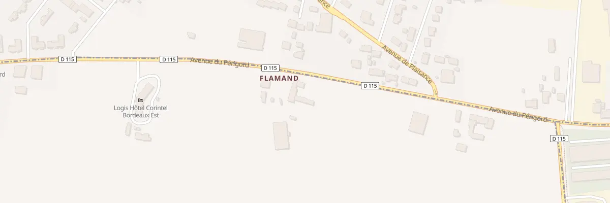 Plan du 30 Av du Périgord à Tresses