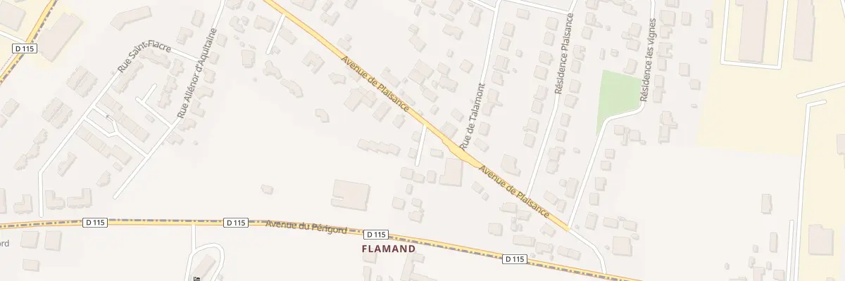 Plan du 14A Av de Plaisance à Yvrac