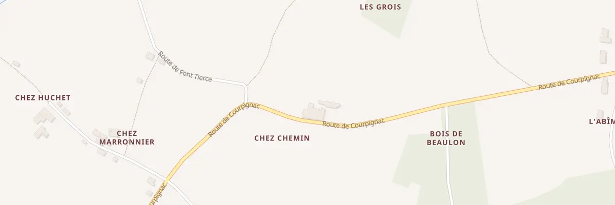 Plan du 5155 Chez Chemin à Rouffignac