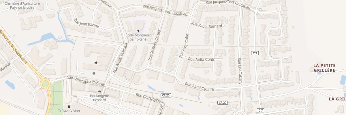 Plan du 26 Rue Alain Colas à Trélazé