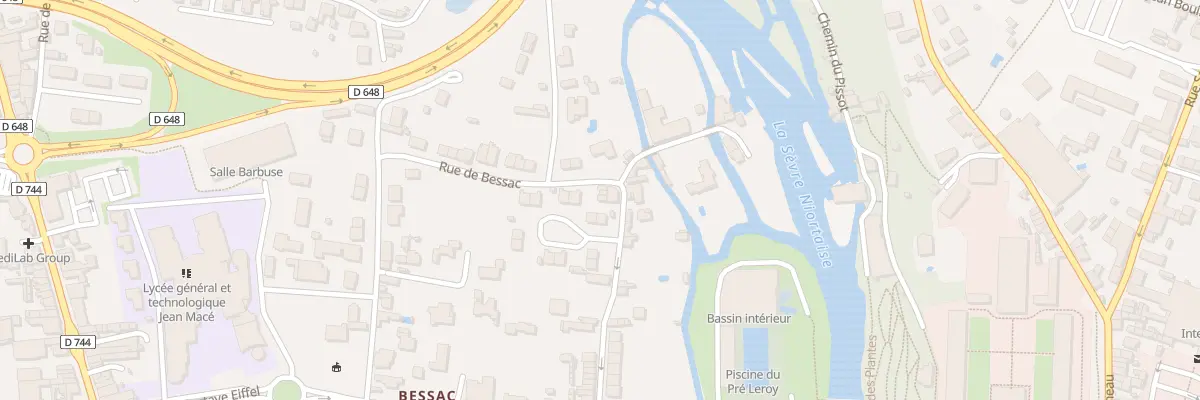 Plan du 147 Rue de Bessac à Niort