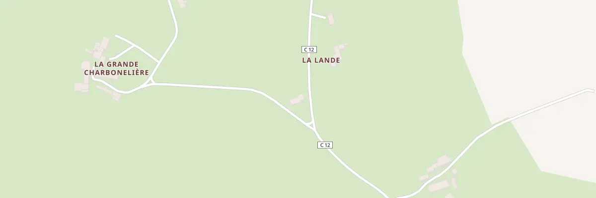 Plan du 1 La Lande à Boismé