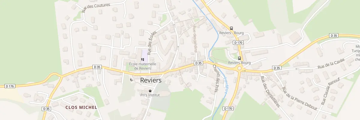 Plan du 2 Rue du Bout Souverain à Reviers