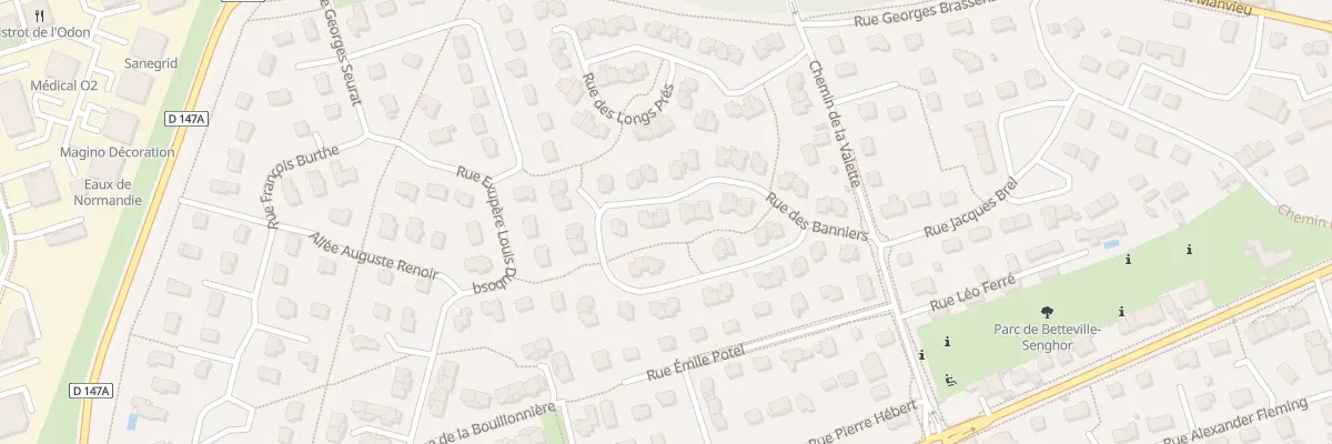 Plan du 20 Rue des Banniers à Verson