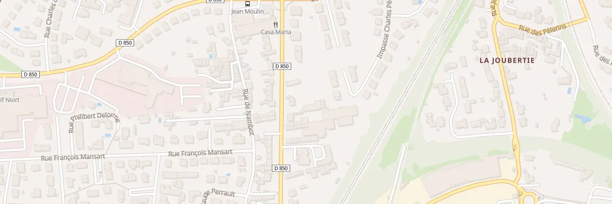 Plan du 223T Av St-Jean d’Angely à Niort