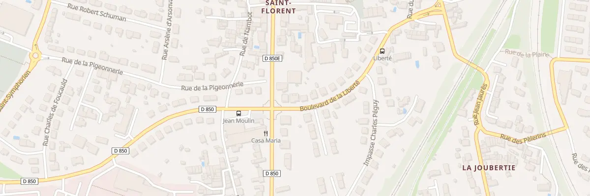 Plan du 1 Bd de la Liberté à Niort