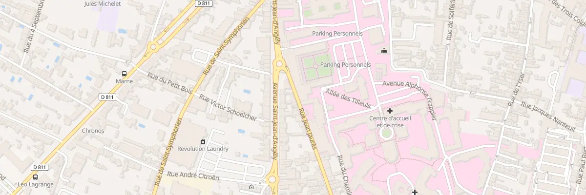 Plan du 2 Rue Jean Jaurès à Niort