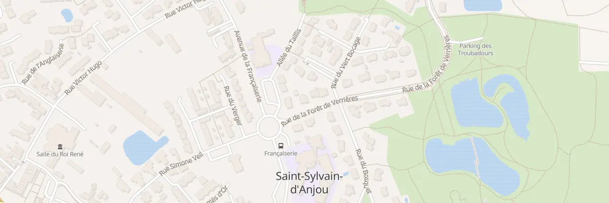 Plan du 3 Rue de la Forêt de Verrières à Verrières-en-Anjou