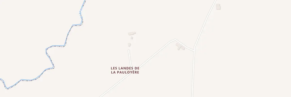Plan du 1 Les Landes De La Pauloyere à Grazay