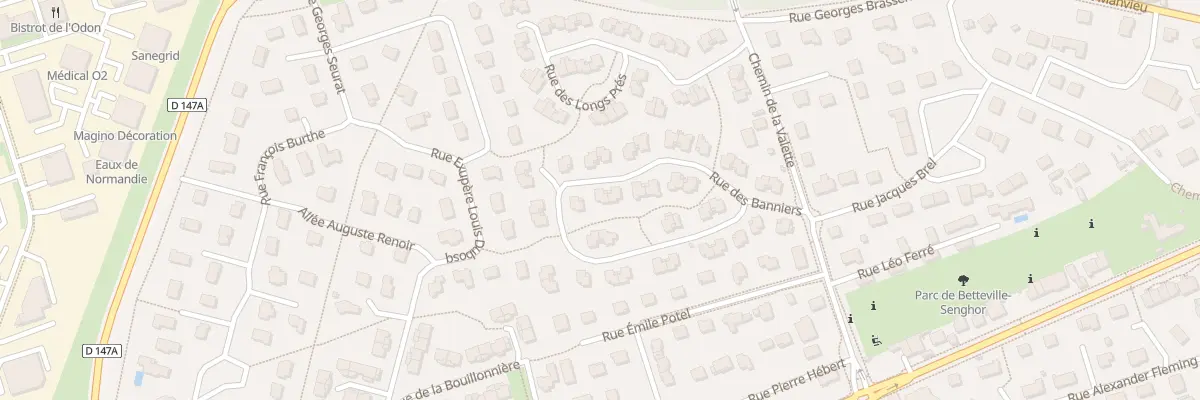 Plan du 18 Rue des Banniers à Verson