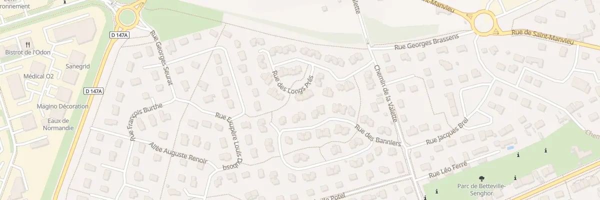 Plan du 44 Rue des Longs Prés à Verson