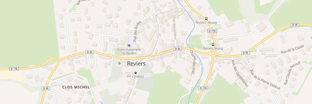 Plan du 1 Gr Grande Rue à Reviers