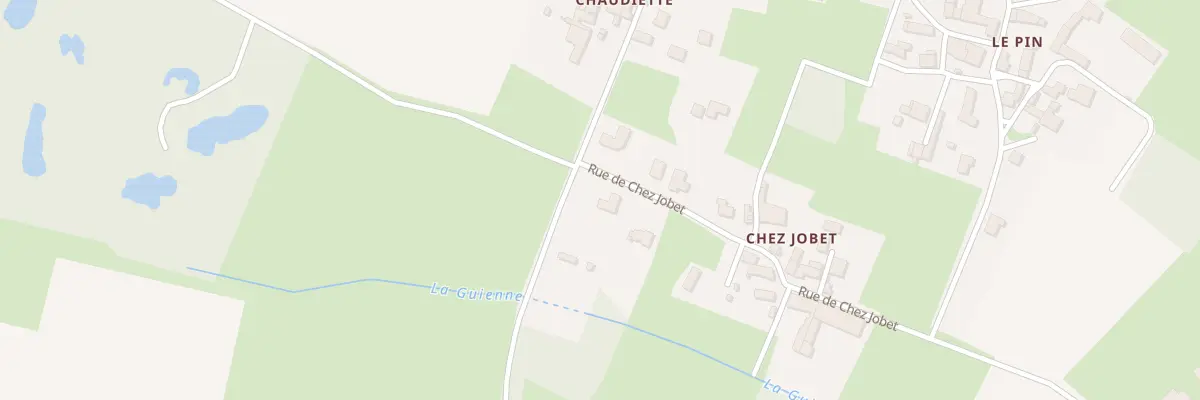 Plan du 29 Rue de Chez Jobet à Nantillé