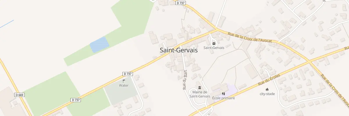 Plan du 8 Rue du Bart à Saint-Gervais