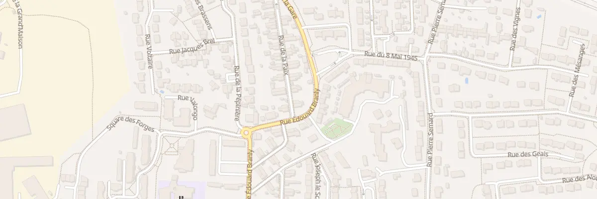 Plan du 6 Rue de la Paix à Trélazé