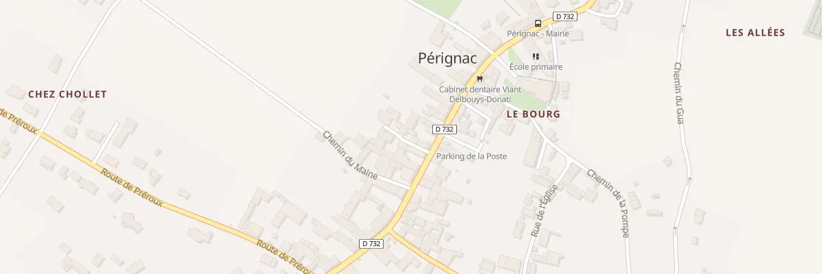 Plan du 2 Imp des Tremières à Pérignac