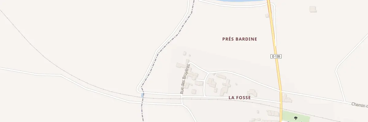 Plan du 3 Rue des Bruyères à Brives-sur-Charente