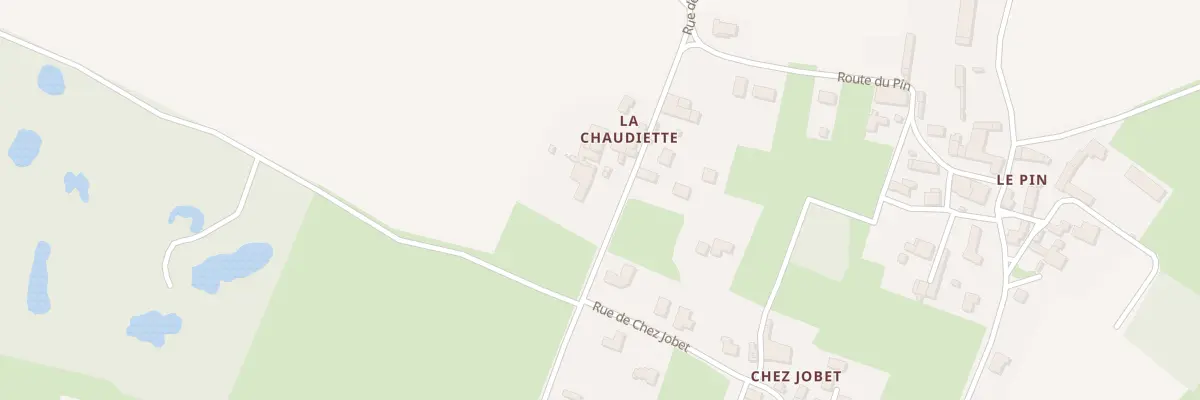 Plan du 7 Rue de la Chaudiette à Nantillé