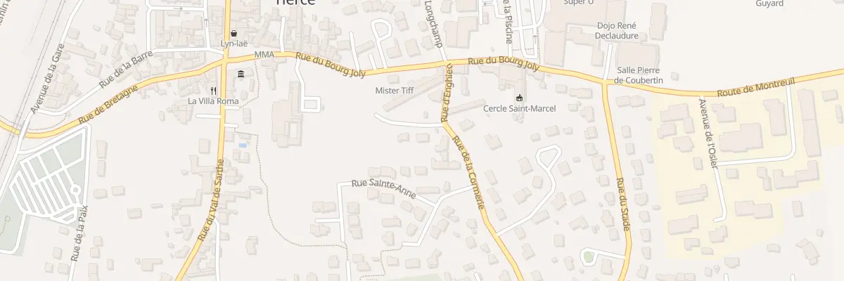 Plan du 2B Rue de la Cormerie à Tiercé