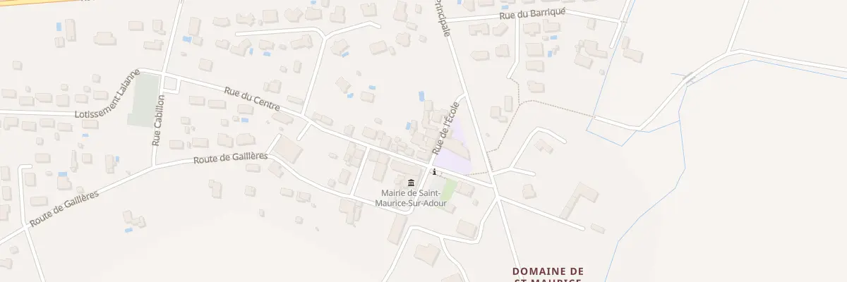 Plan du 21 Rue de l’École à Saint-Maurice-sur-Adour