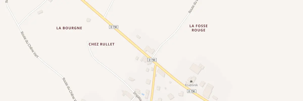 Plan du 1 La Rante à Chamouillac