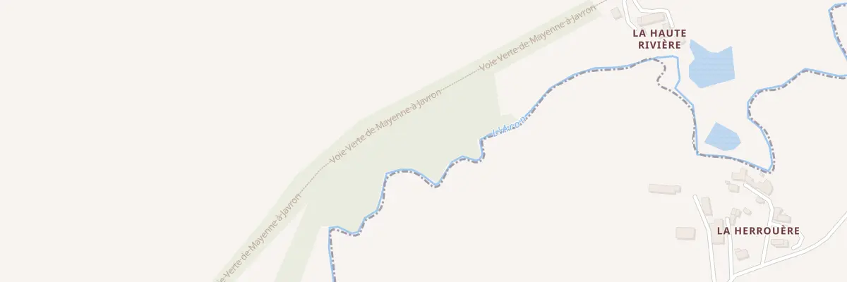 Plan du 2 La Haute Riviere à Marcillé-la-Ville