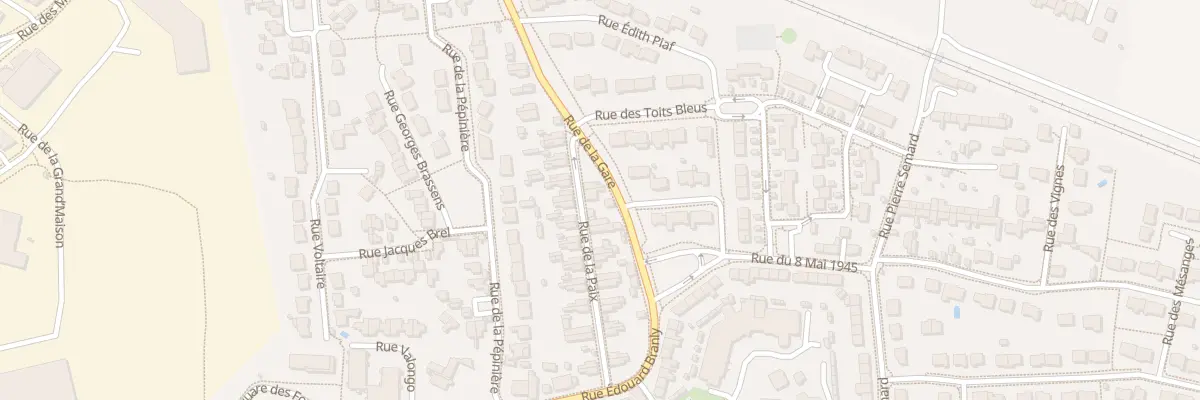 Plan du 30 Rue de la Paix à Trélazé