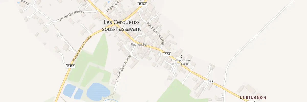 Plan du 22 Rue de l’École Notre-Dame à Lys-Haut-Layon