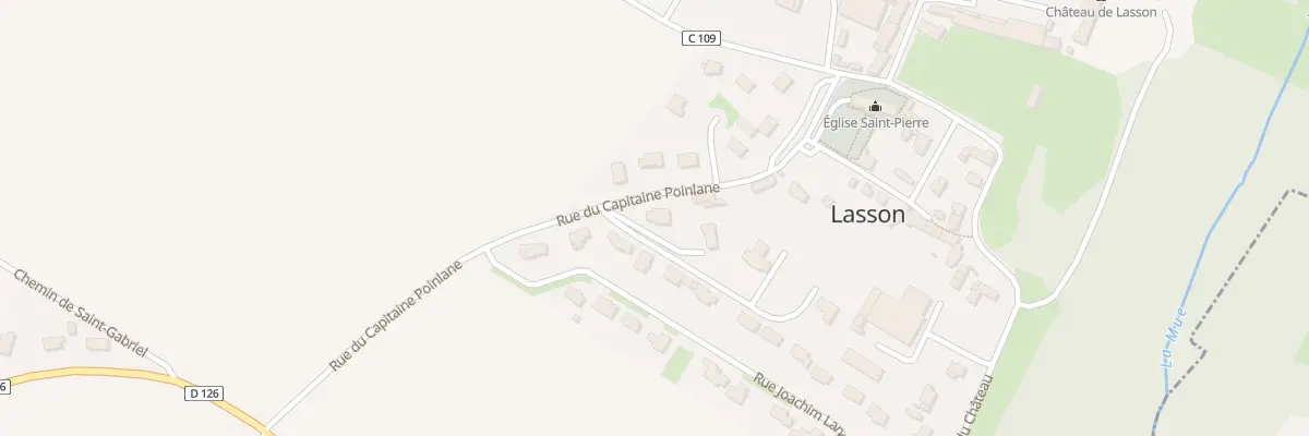 Plan du 8 Rue du Capitaine Poinlane à Rots