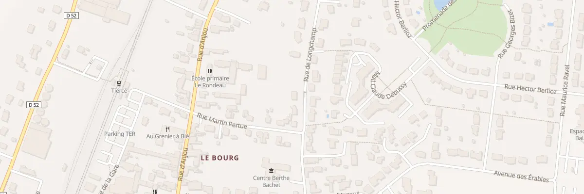 Plan du 15 Rue de Longchamp à Tiercé