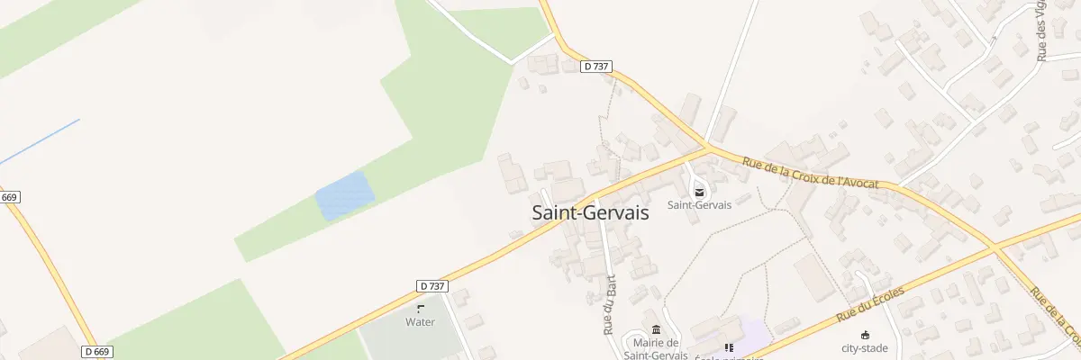 Plan du 3 Rue de la Lande à Saint-Gervais