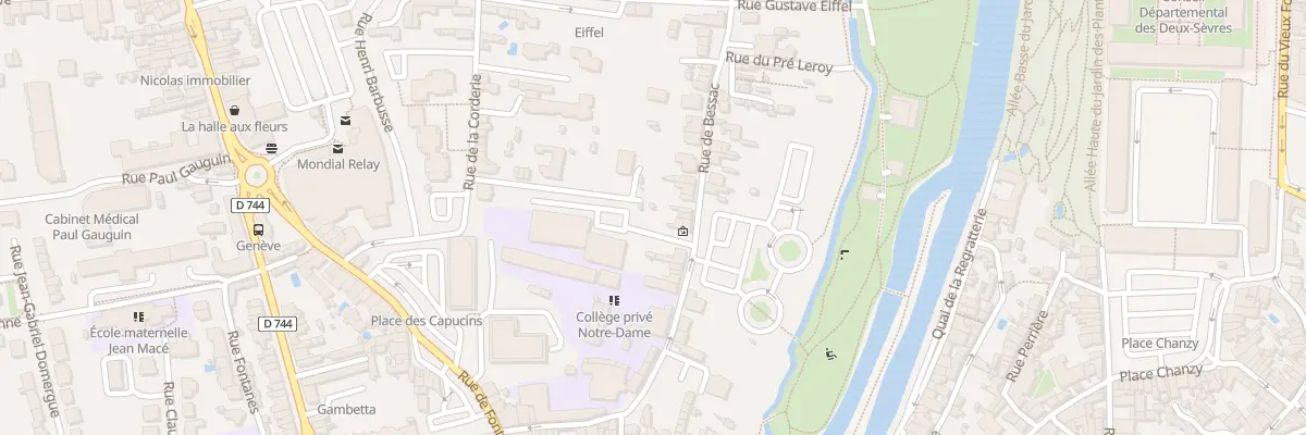 Plan du 51 Rue de Bessac à Niort