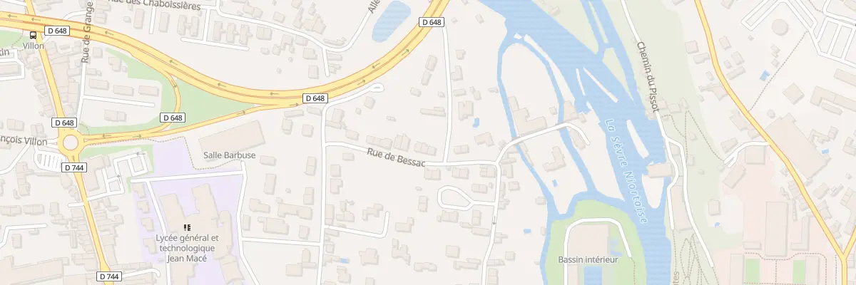 Plan du 136 Rue de Bessac à Niort