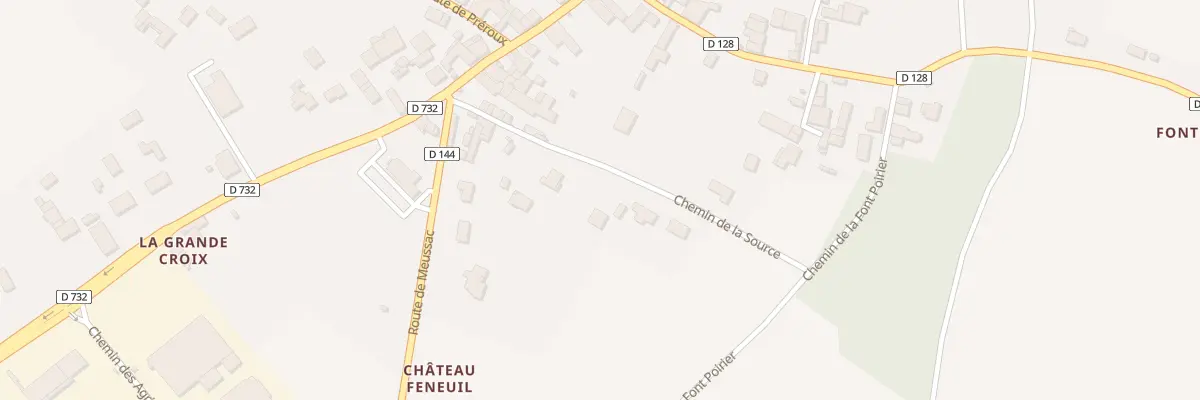Plan du 12 Chem de la Source à Pérignac