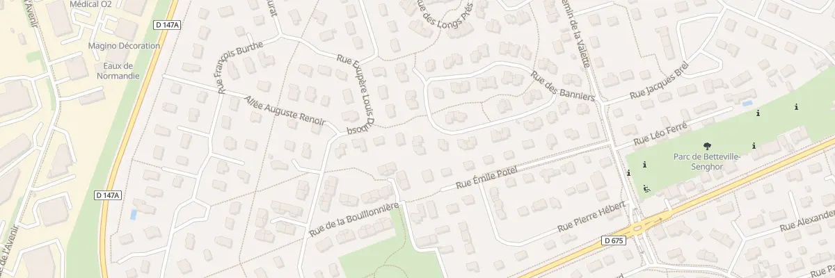 Plan du 23 Rue des Banniers à Verson