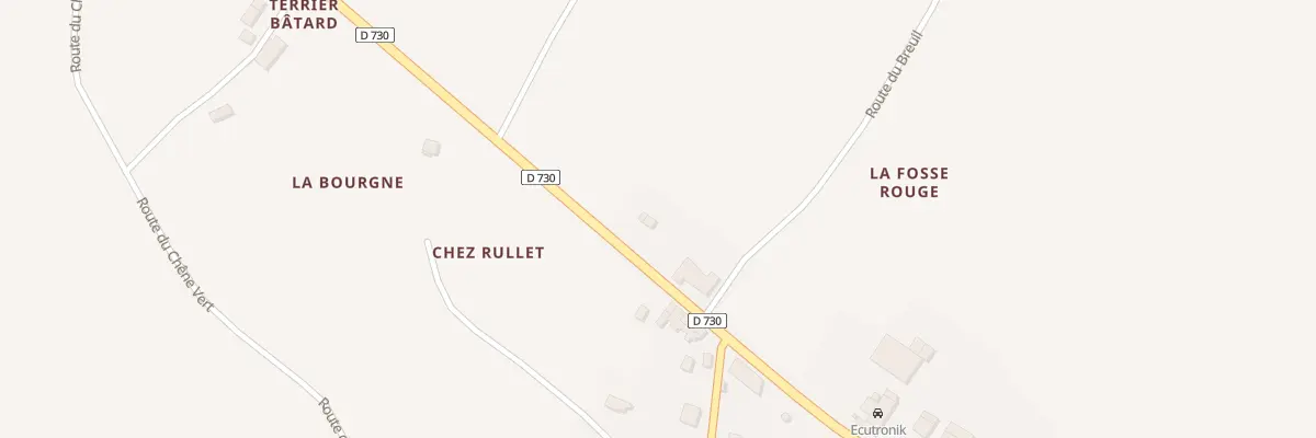Plan du 5 La Rante à Chamouillac
