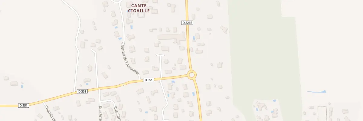 Plan du 290 Rte de Bretagne à Bretagne-de-Marsan