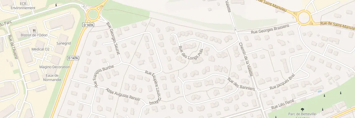 Plan du 38 Rue des Longs Prés à Verson