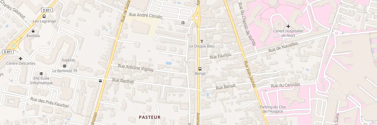 Plan du 35 Rue de Nambot à Niort