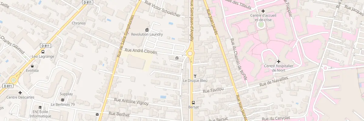 Plan du 6A Rue de Nambot à Niort