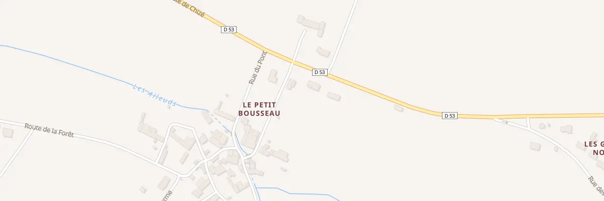 Plan du 150 Rte de Chizé à Plaine-d’Argenson