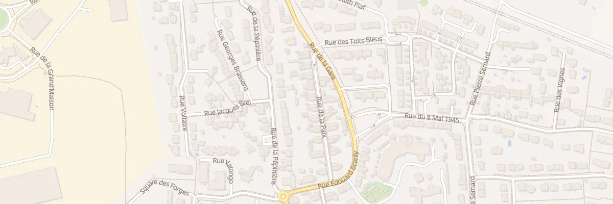 Plan du 27 Rue de la Paix à Trélazé