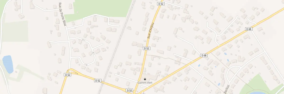 Plan du 87 Rue d’Anjou à Tiercé