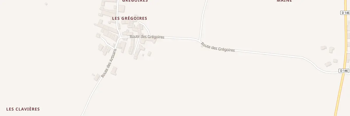 Plan du 41 Rte des Gregoires à Chadenac