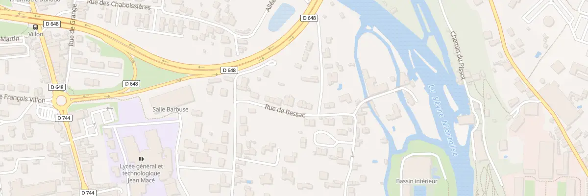 Plan du 140 Rue de Bessac à Niort