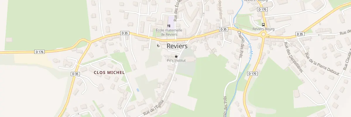 Plan du 12 Rue de l’Église à Reviers