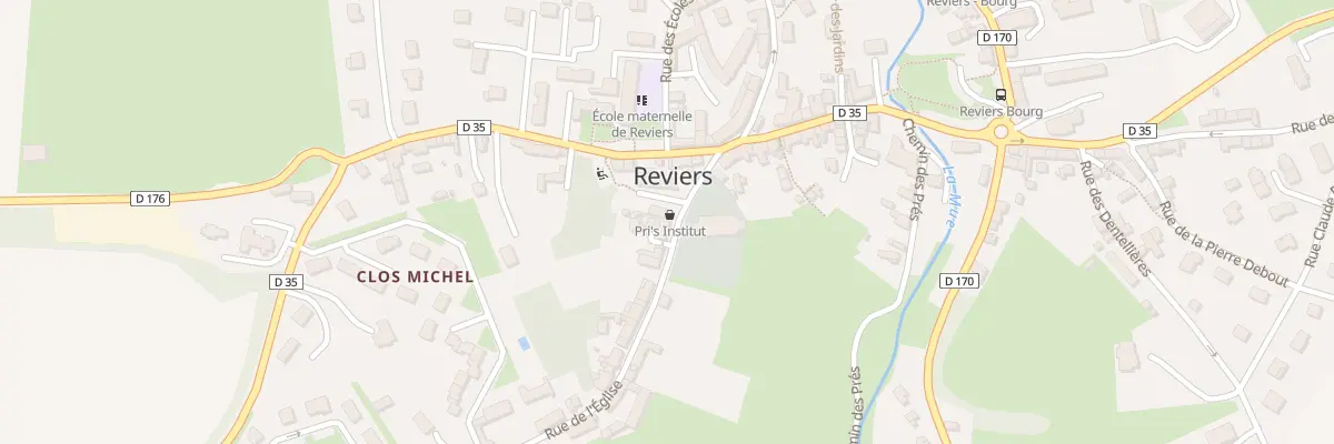 Plan du 12 Rue de l’Eglise à Isigny-sur-Mer